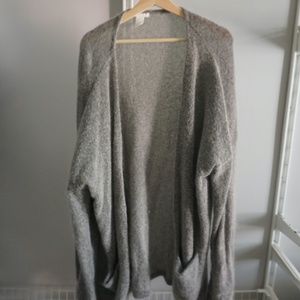 H&M grey long cardigan